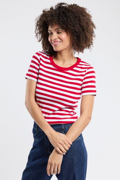 Striped shirt - cotton and elastane - Armor-lux - 4