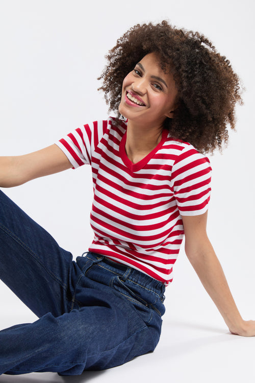 Striped shirt - cotton and elastane - Armor-lux - 1