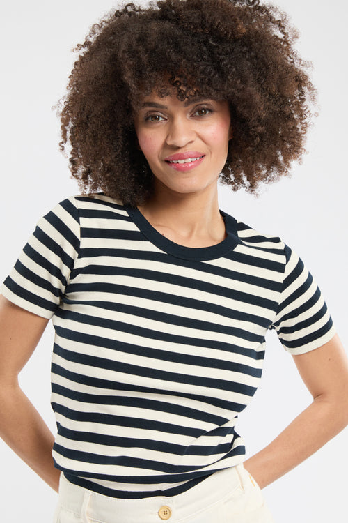 Striped shirt - cotton and elastane - Armor-lux - 2