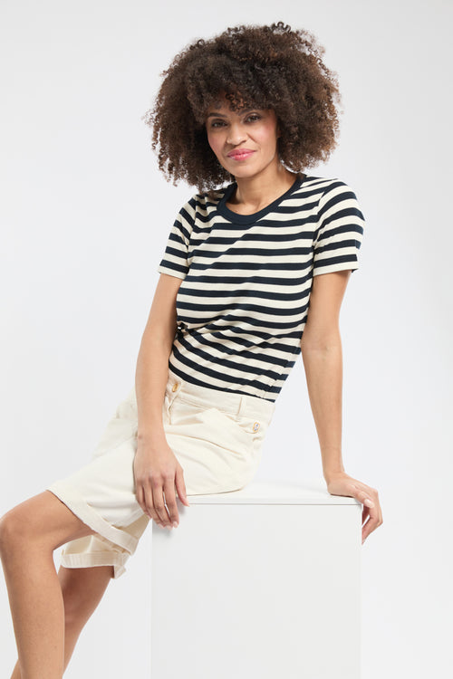 Striped shirt - cotton and elastane - Armor-lux - 1
