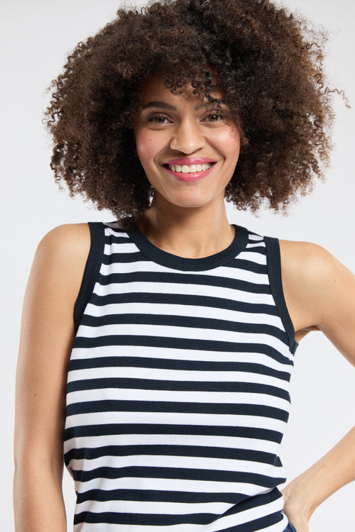 Débardeur rayé Saint-Cast - coton - Armor-lux - 2