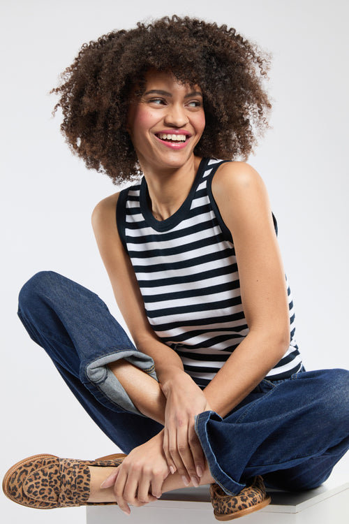 Débardeur rayé Saint-Cast - coton - Armor-lux - 4