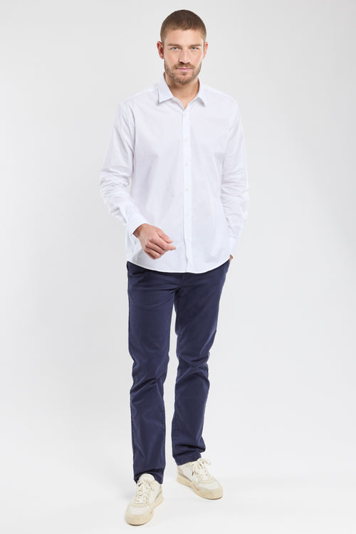 Chemise en coton coupe ajustée - coton - Armor-lux - 5