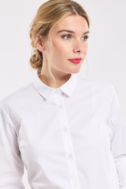 Schmal geschnittene, einfarbige Bluse - Armor-lux - 3