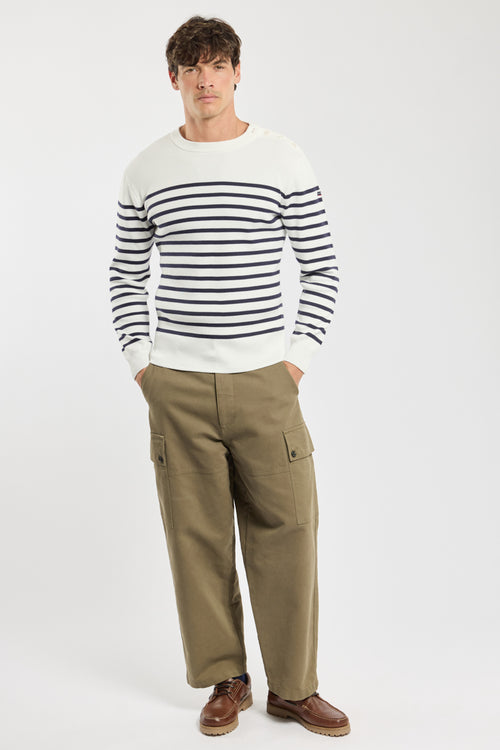 Pull marin rayé Groix - coton - Armor-lux - 2