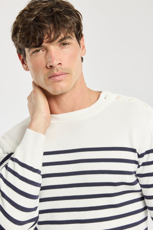 Pull marin rayé Groix - coton - Armor-lux - 3