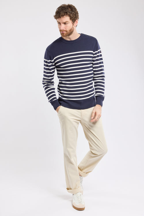 Pull marin rayé Groix - coton - Armor-lux - 3