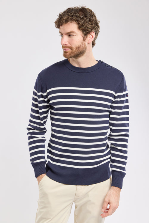 Pull marin rayé Groix - coton - Armor-lux - 4