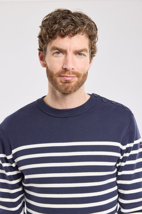 Striped fisherman jumper Groix - cotton - Armor-lux - 2