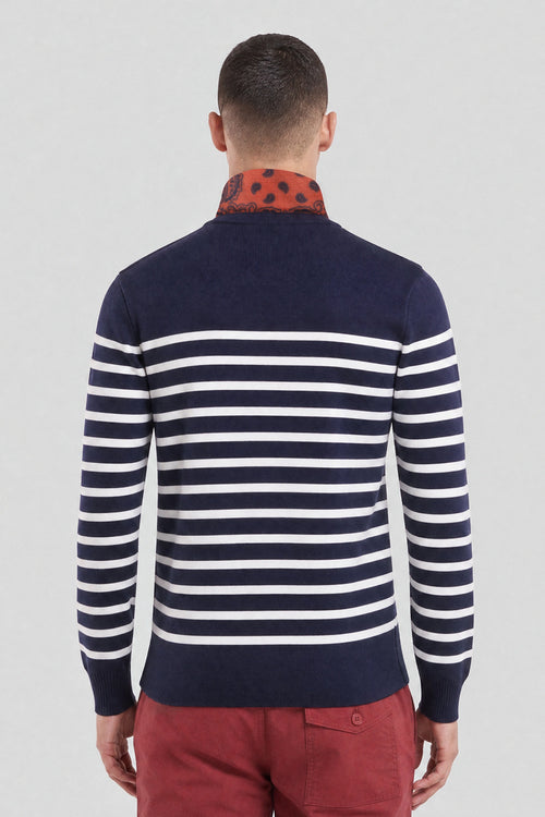 Pull marin rayé Groix - coton - Armor-lux - 4