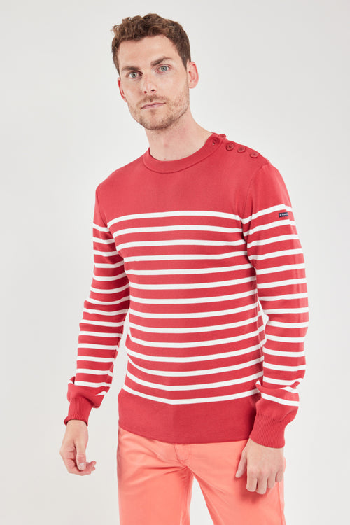 Pull marin rayé Groix - coton - Armor-lux - 1
