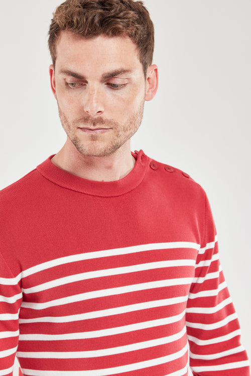 Pull marin rayé Groix - coton - Armor-lux - 2