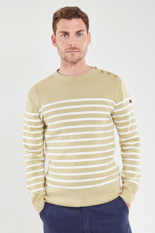 Pull marin rayé Groix en coton | Homme | Armor-lux - Armor-lux - 3