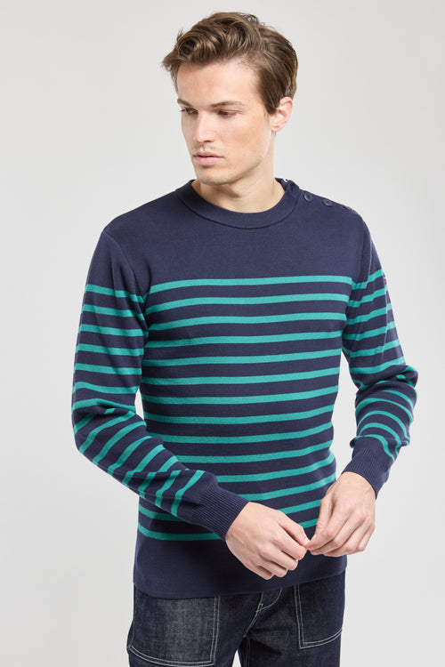 “Groix” nautical striped jumper – cotton - Armor-lux - 2