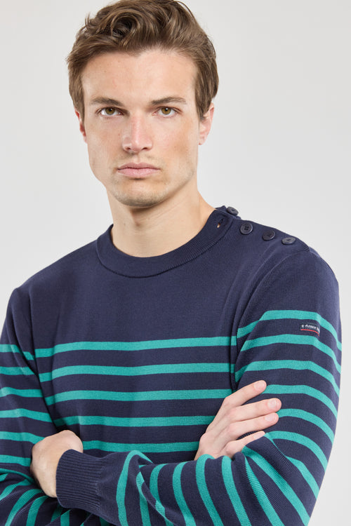 “Groix” nautical striped jumper – cotton - Armor-lux - 1