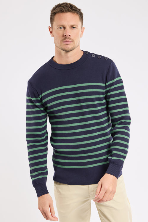 Pull marin rayé Groix - coton - Armor-lux - 1