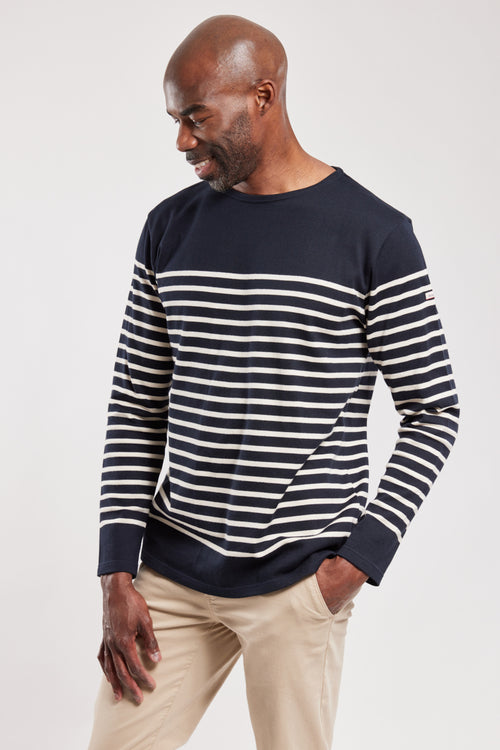Breton striped shirt - Rustic jersey fairtrade cotton - Armor-lux - 1