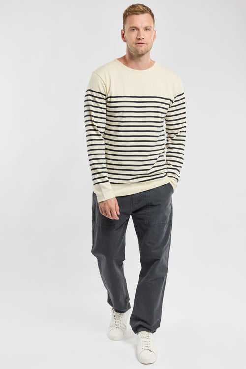 Breton striped shirt - Rustic jersey fairtrade cotton - Armor-lux - 4
