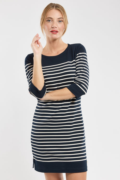 Kleid mit 3/4 Ärmeln „Ile-Tudy - aus dicker Baumwolle - Armor-lux - 1