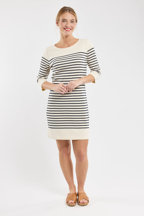 Kleid mit 3/4 Ärmeln „Ile-Tudy - aus dicker Baumwolle - Armor-lux - 1