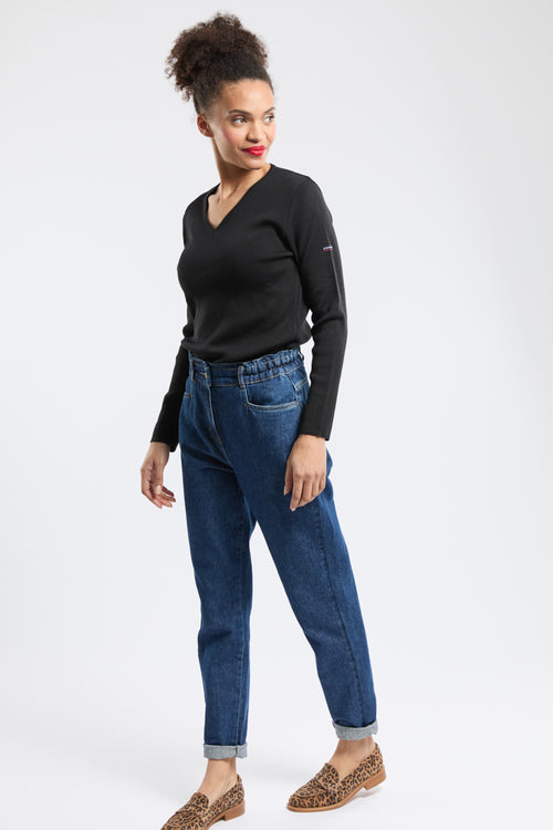 V-neck jumper - wool and acrylic - Armor-lux - 4