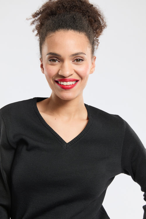 Pull col V Locminé - laine et acrylique - Armor-lux - 2