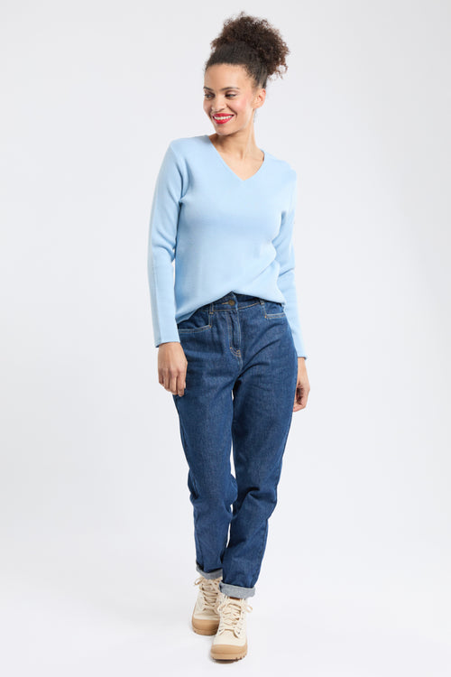 V-neck jumper - wool and acrylic - Armor-lux - 3