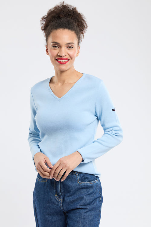 Pullover mit V-Ausschnitt „Locminé - Wolle und Acryl - Armor-lux - 4