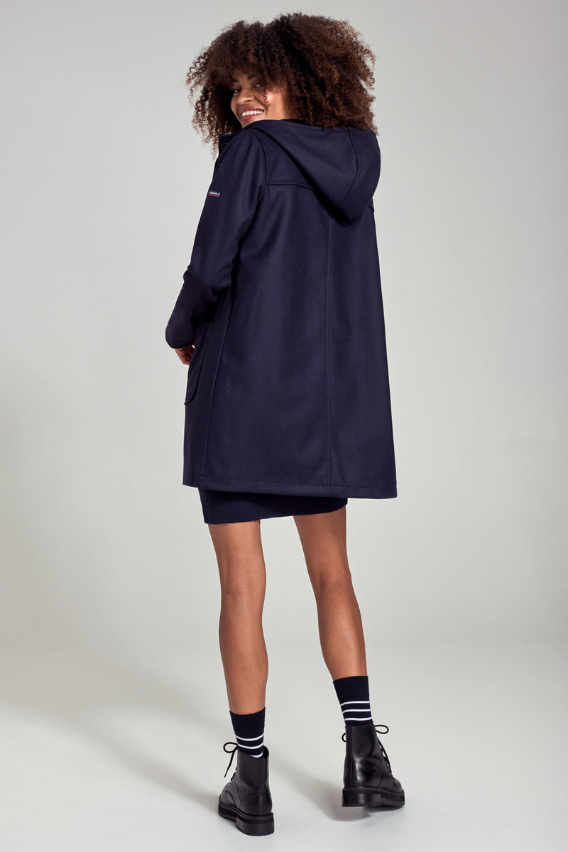 I am dork 90’s Duffle Coat　col-Dark navy Women's Classic Fit Duffle Coat Navy | Original Montgomery