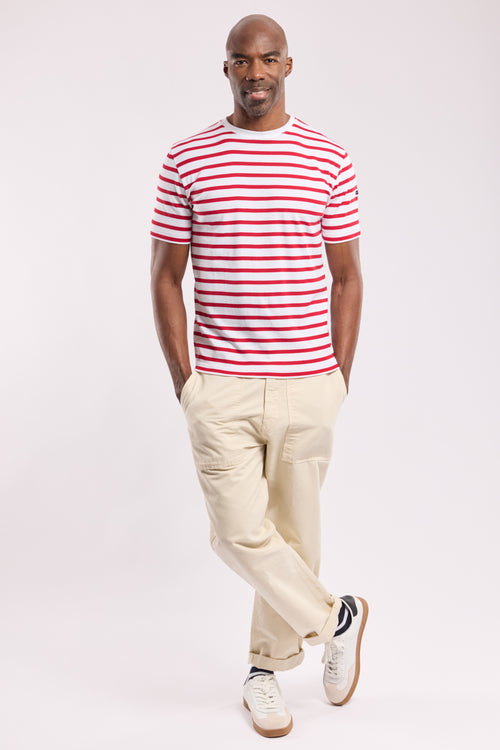 Kurzarm Shirt im Marine-Stil „Morgat - aus Baumwolle - Armor-lux - 3