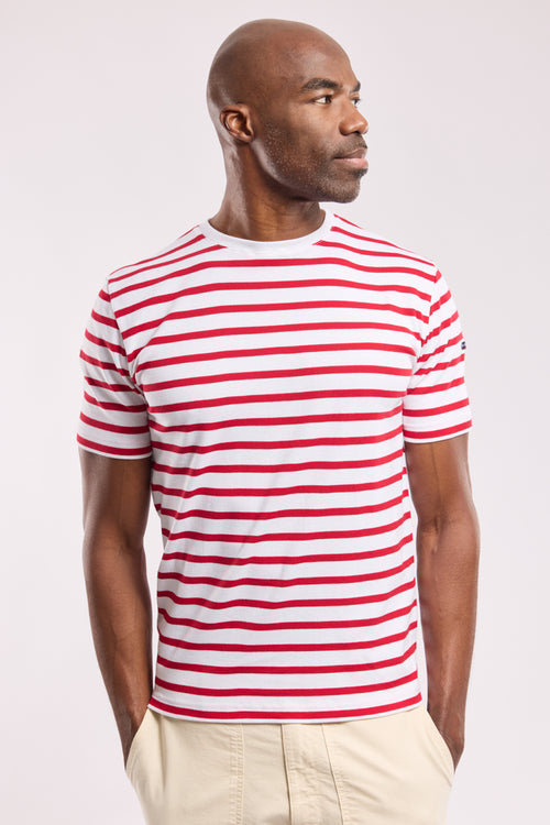Kurzarm Shirt im Marine-Stil „Morgat - aus Baumwolle - Armor-lux - 4
