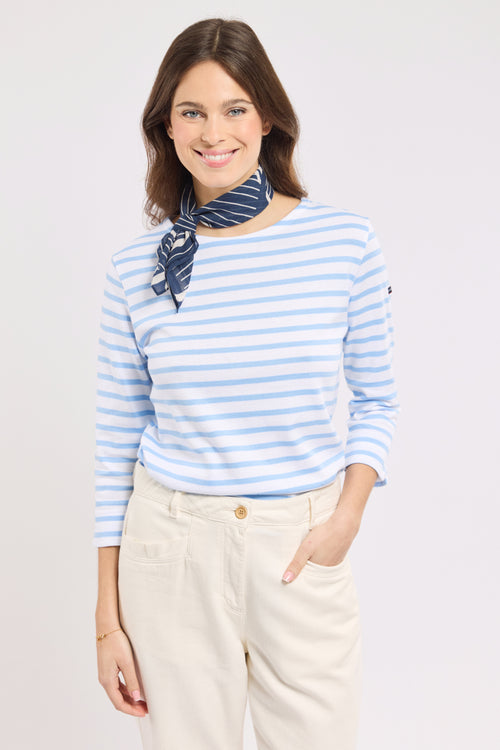 Marinière manches 3/4 - coton rustique - Armor-lux - 4