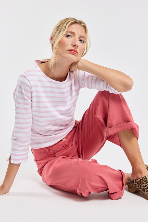 Marinière manches 3/4 - coton rustique - Armor-lux - 1