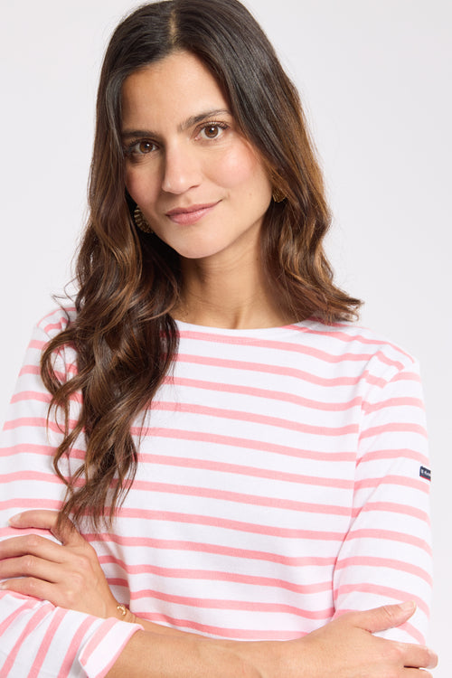 3/4 length sleeve Breton striped shirt - rustic cotton - Armor-lux - 2