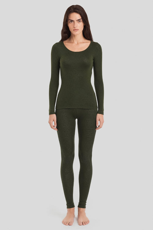 Leggings - Wolle und Seide - Armor-lux - 1