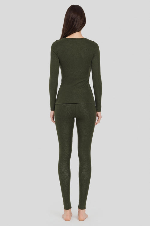 Leggings - Wolle und Seide - Armor-lux - 3