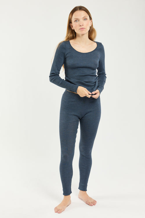 Leggings - Wolle und Seide - Armor-lux - 1