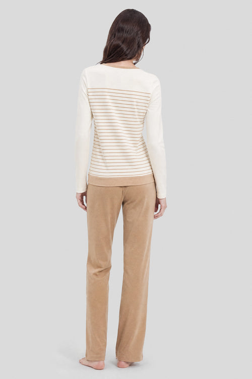 Pyjama rayé long - coton - Armor-lux - 4