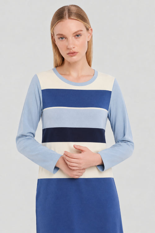 Striped nightgown - cotton - Armor-lux - 2