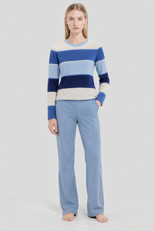 Pyjama rayé long - coton - Armor-lux - 1