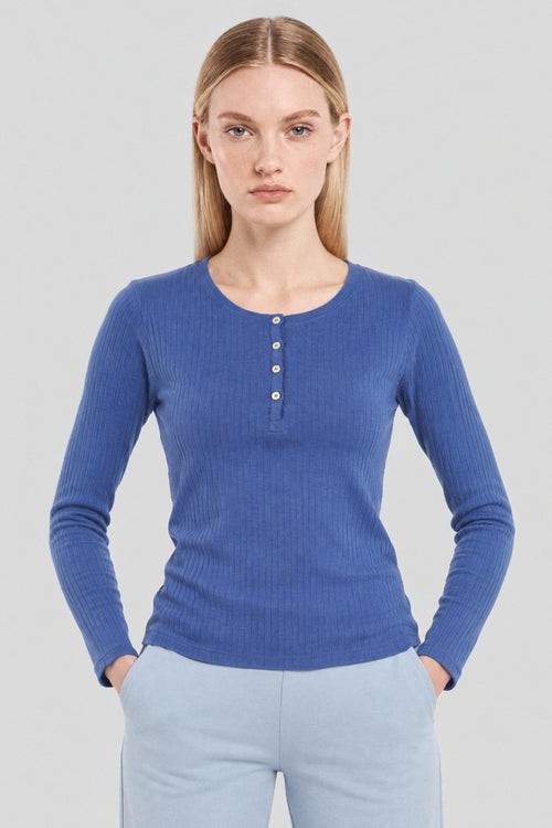 Collarless T-shirt - cotton - Armor-lux - 1