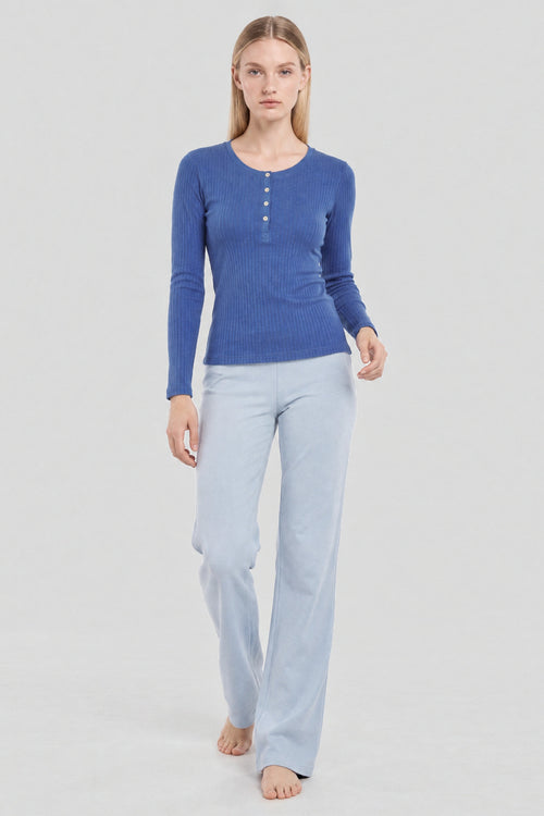 Collarless T-shirt - cotton - Armor-lux - 3