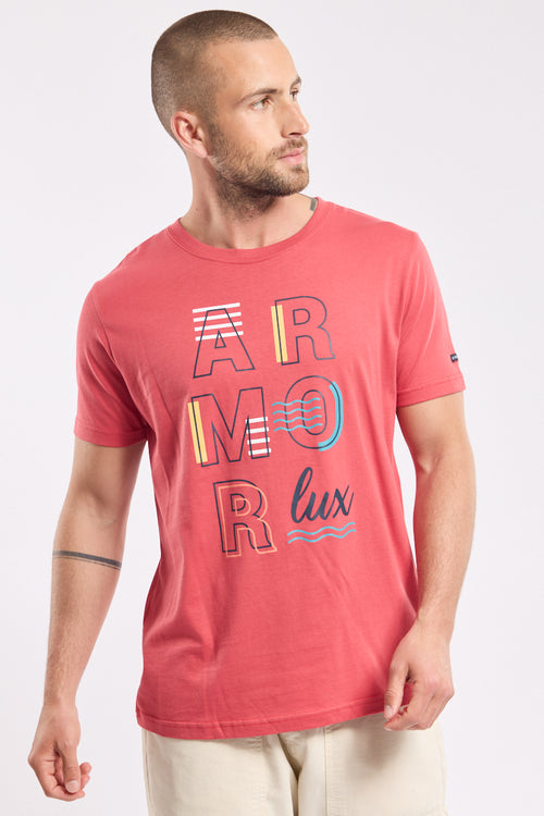 Screen-printed T-shirt - light cotton - Armor-lux - 3