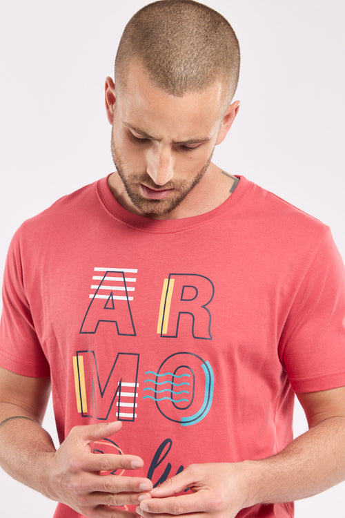 Screen-printed T-shirt - light cotton - Armor-lux - 4