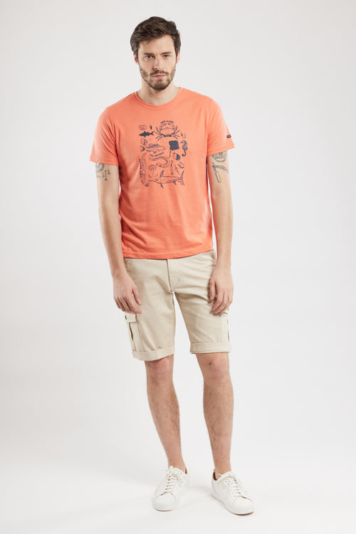 Screen-printed T-shirt - light cotton - Armor-lux - 3