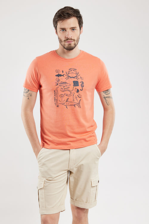 T-Shirt mit Siebdruck – leichte Baumwolle - Armor-lux - 1