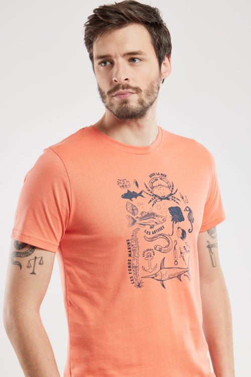 Screen-printed T-shirt - light cotton - Armor-lux - 2