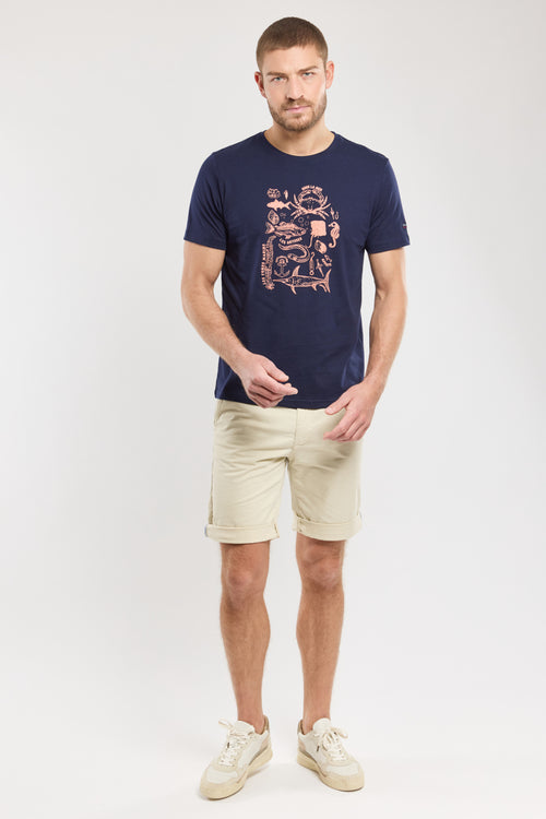 Screen-printed T-shirt - light cotton - Armor-lux - 3