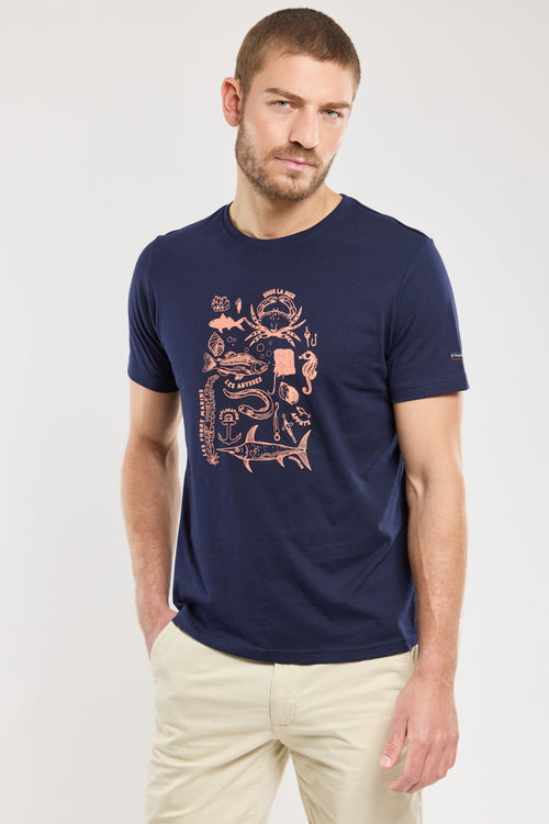 Screen-printed T-shirt - light cotton - Armor-lux - 1
