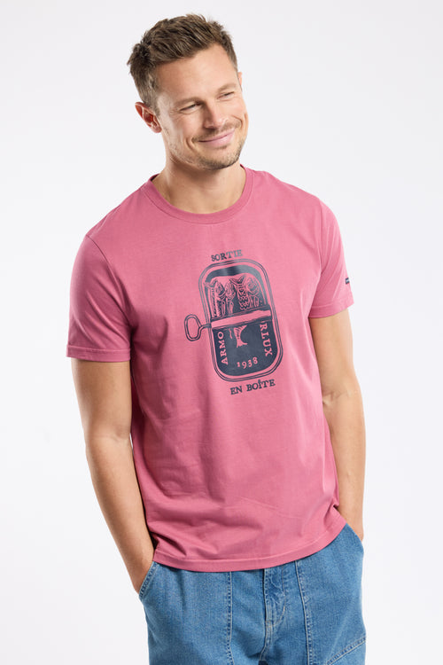 Screen-printed T-shirt - cotton - Armor-lux - 1